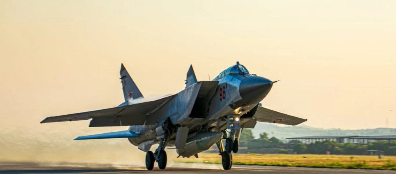 MiG-31 εξοπλισμένα με Kinhzal γέμισαν τους ουρανούς της Συρίας (φωτό, βίντεο)